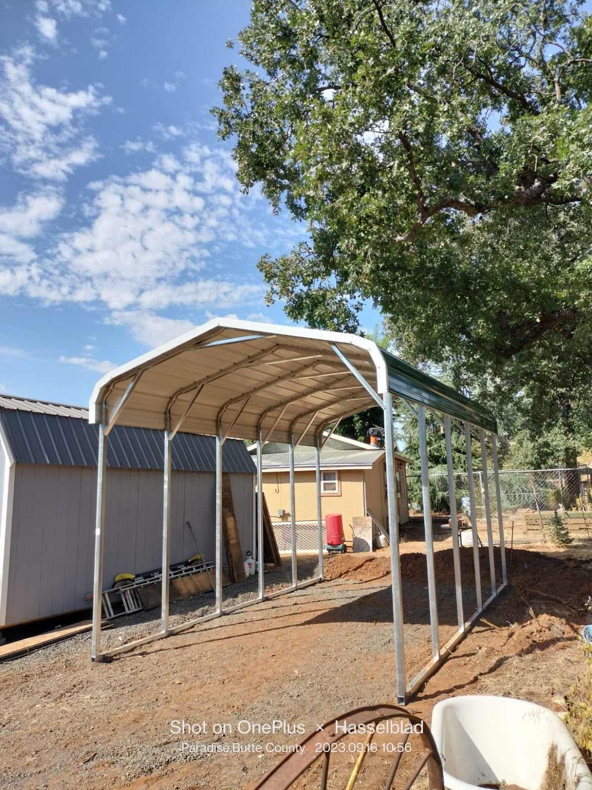 12x25x8 Classic Style Carport