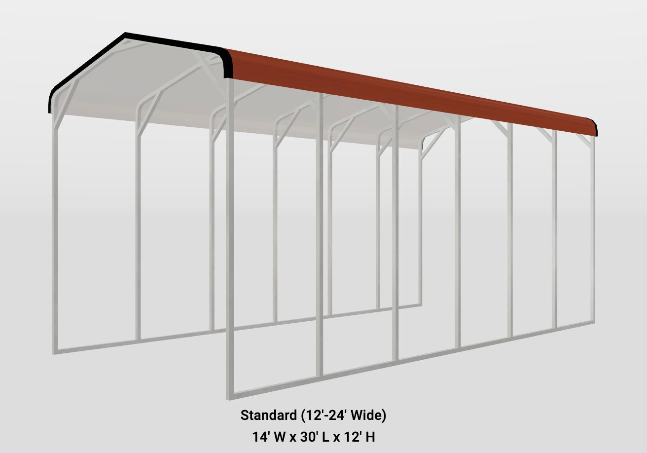 Classic Style roof only 14x30x12